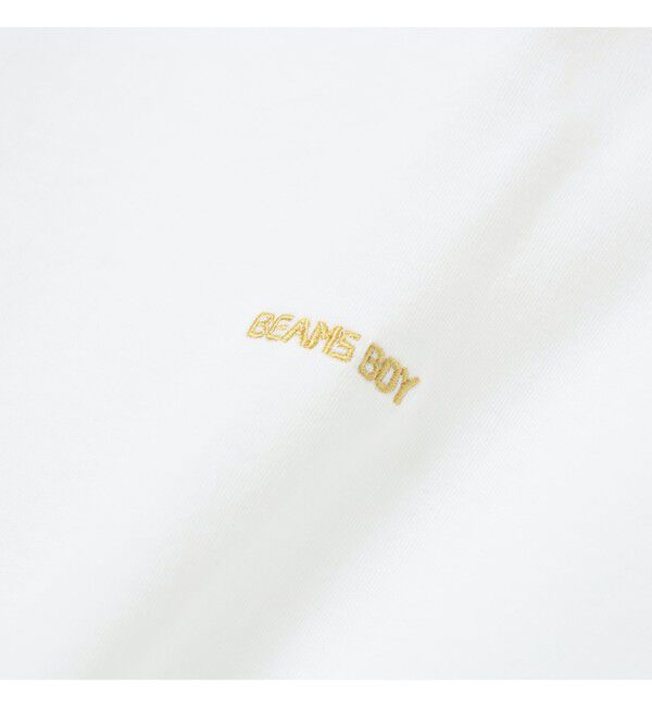 BEAMSBOY「ボーイ エンブロイダリー クルー Tシャツ」|Tシャツ・カットソー|
