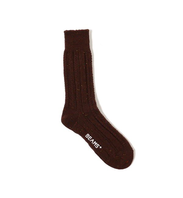 BEAMS PLUS「Cable Nep Multi Pattern Socks」|ソックス|