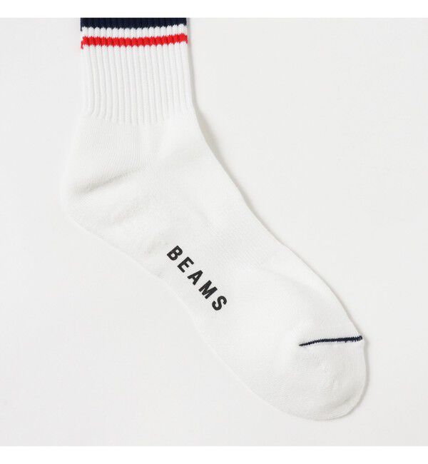 BEAMS「カラーライン ソックス」|ソックス|