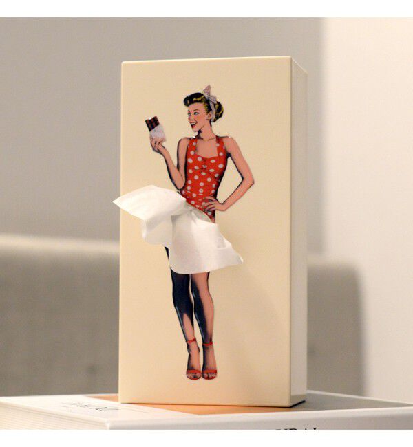 BEAMS「SPEXTRUM / Tissue UP Girl ティッシュ ケース」|その他|