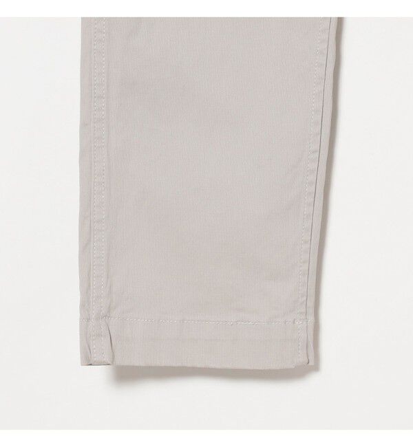 BEAMS「コットンピケ ストレッチ テーパード パンツ」|チノ|