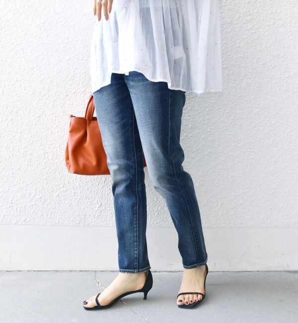 SHIPS for women「【WEB限定】スリム テーパード デニム」|その他|