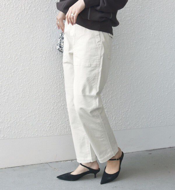 SHIPS for women「【WEB限定】ストレッチ ベーシック ベイカー パンツ」|その他|