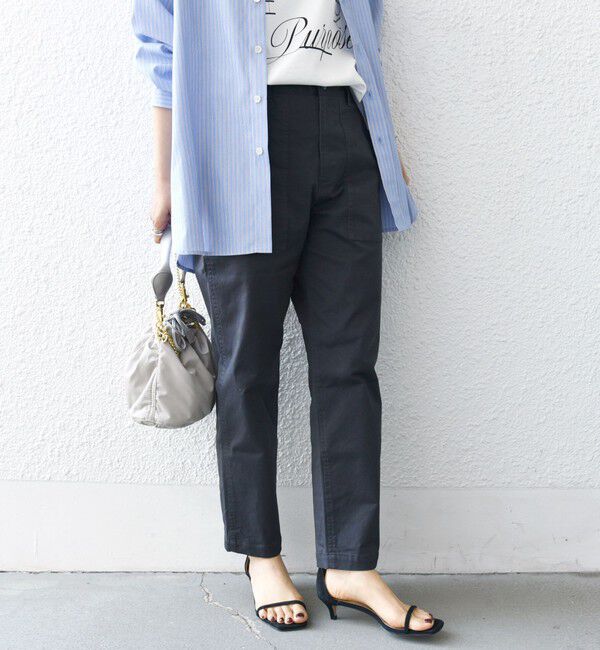 SHIPS for women「【WEB限定】ストレッチ ベーシック ベイカー パンツ」|その他|