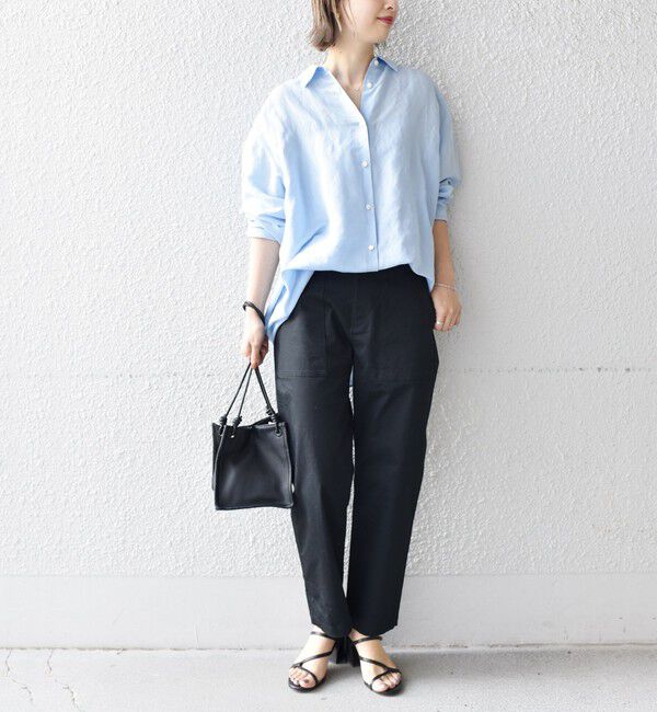 SHIPS for women「【WEB限定】ストレッチ ベーシック ベイカー パンツ」|その他|