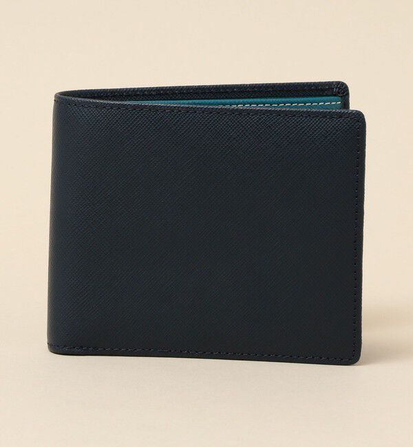 SHIPS「【WEB限定】SHIPS:【SAFFIANO LEATHER】2トーン 2つ折 ウォレット（財布）」|財布|
