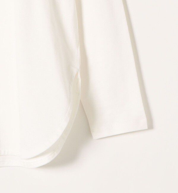 SHIPS any「SHIPS any:〈吸水速乾〉ラウンドヘム ロングスリーブ ワイド TEE」|Tシャツ・カットソー|