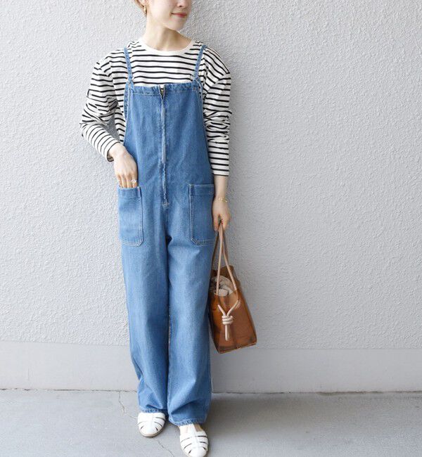 SHIPS any「SHIPS any:〈吸水速乾〉ラウンドヘム ロングスリーブ ワイド TEE」|Tシャツ・カットソー|