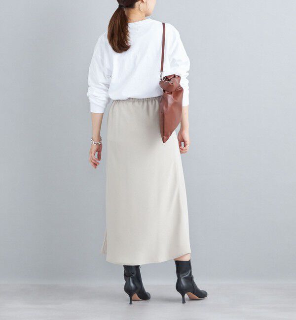 SHIPS for women「〈手洗い可能〉フィブリルサテン マーメイド スカート◇」|スカート|