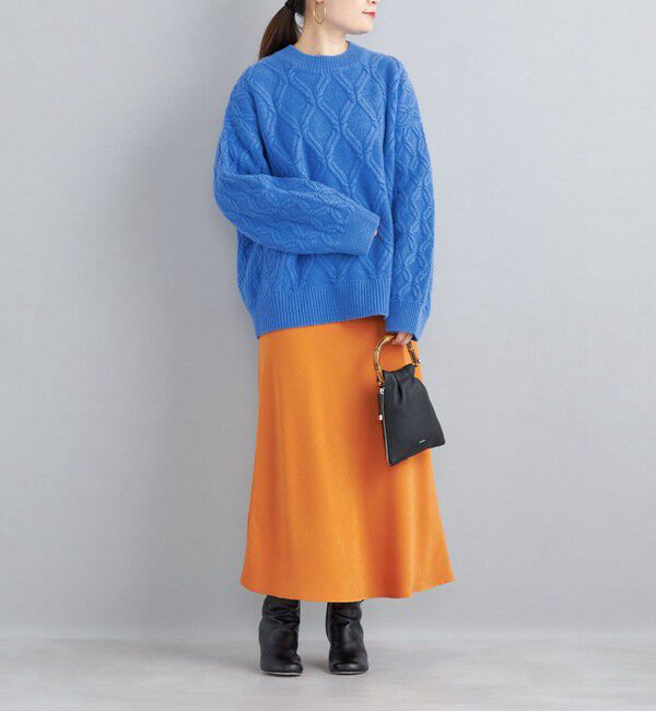 SHIPS for women「〈手洗い可能〉フィブリルサテン マーメイド スカート◇」|スカート|