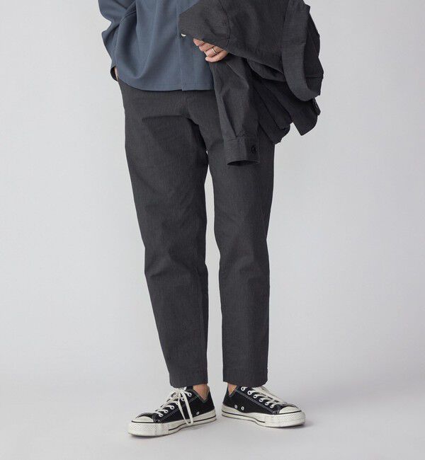 SHIPS「SHIPS:〈手洗い可能〉ハイパーストレッチ チェック イージーパンツ (セットアップ対応)」|チノ|