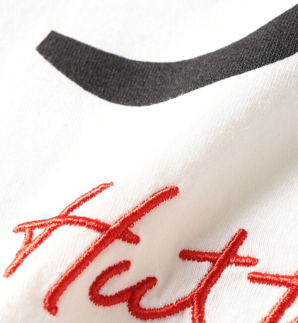 SHIPS any「La Hutte:〈洗濯機可能〉デザイン ロゴ  プリント TEE」|Tシャツ・カットソー|