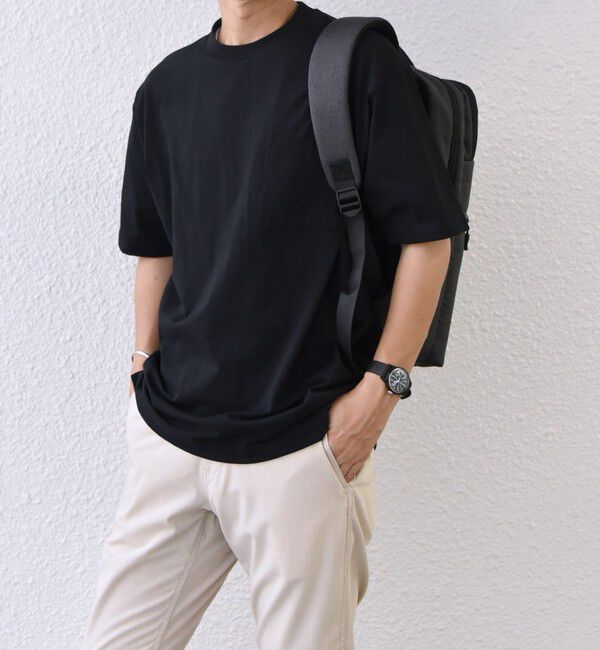 SHIPS any「SHIPS any:〈接触冷感/遮熱/UVカット機能等〉サマーファンクション ポケット Tシャツ 26SS◆」|Tシャツ・カットソー|