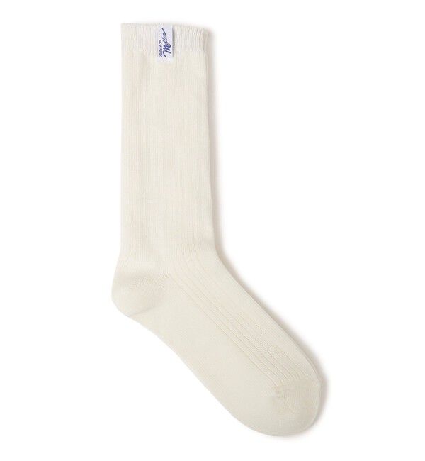 SHIPS any「miller: ソリッド ソックス」|ソックス|ホワイト