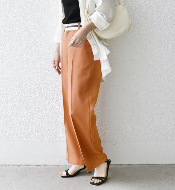 SHIPS any「SHIPS any:〈洗濯機可能〉オックス ウエスト ライン パンツ」|その他|