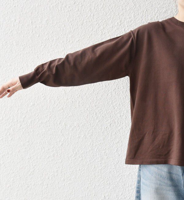 SHIPS any「SHIPS any:〈手洗い可能〉スウェットライク ニット プルオーバー」|ニット・セーター|