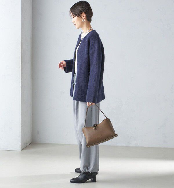 SHIPS for women「〈手洗い可能〉メランジ ツイル ドロスト パンツ」|その他|