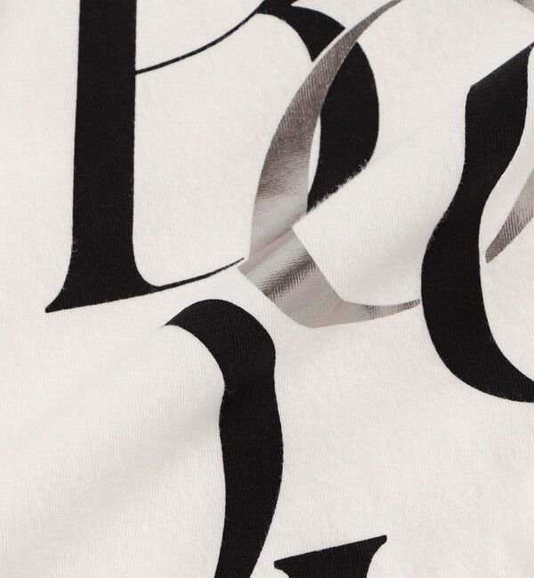 SHIPS for women「【WEB限定】バリエーション ロゴ プリント ロングスリーブ TEE」|Tシャツ・カットソー|