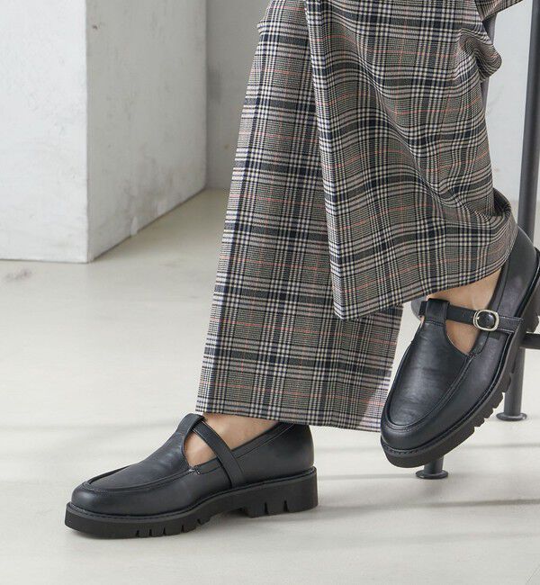 SHIPS for women「HAMON:Tストラップ シューズ（晴雨兼用）」|ローファー|