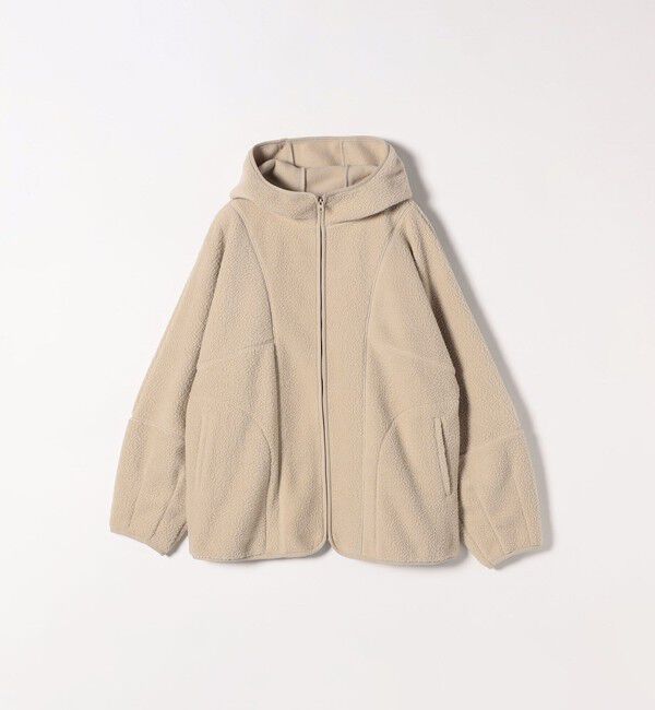 SHIPS any「SHIPS any:〈洗濯機可能〉ボア フリース フード ブルゾン パーカー」|パーカー|