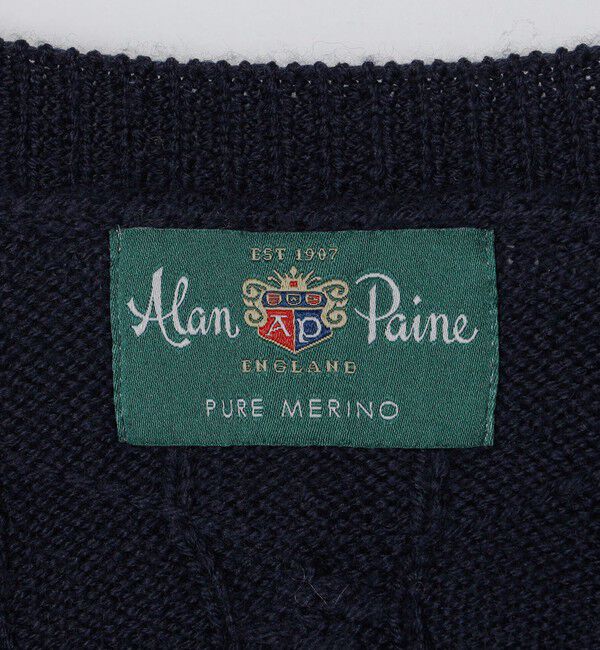 SHIPS「ALANPAINE: 7ゲージ クリケット ケーブル ニット」|ニット・セーター|