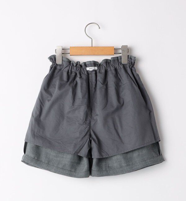 SHIPS KIDS「SHIPS KIDS:140～150cm / ツイード タック キュロット」|キュロット|