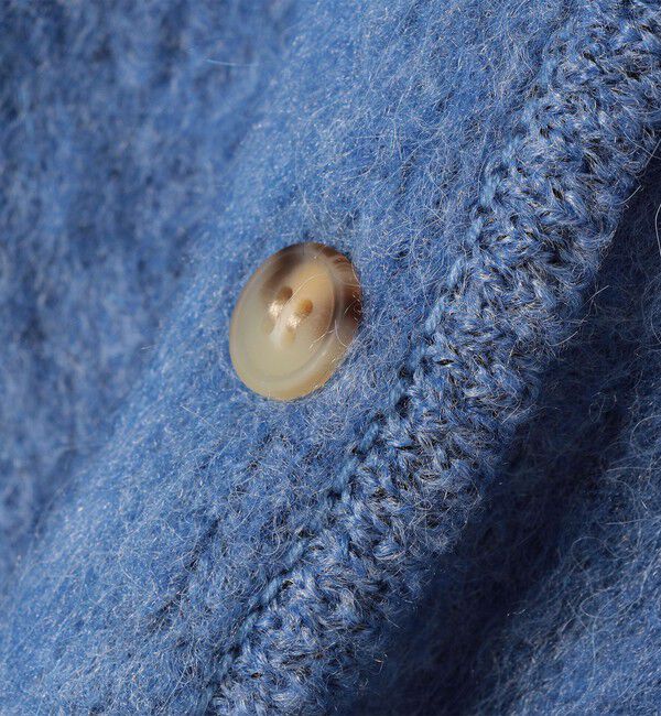 SHIPS any「SHIPS any:〈手洗い可能〉シャギー クルーネック ニット カーディガン」|カーディガン|