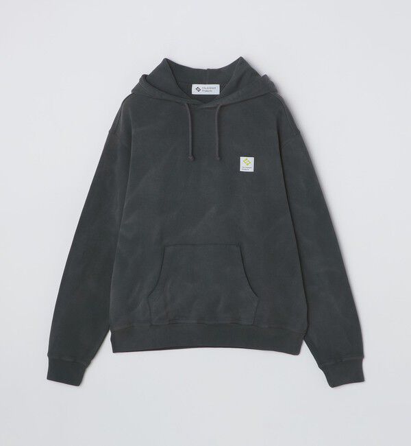 SHIPS「City Ambient Products: フロスト フェード スクエアロゴ スウェット パーカー」|パーカー|チャコールグレー