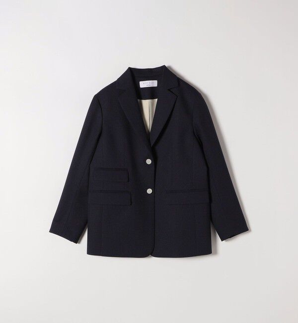 SHIPS any「SHIPS any: オックス シングル テーラード ブレザー ジャケット［NAVY BLUE］」|テーラードジャケット|