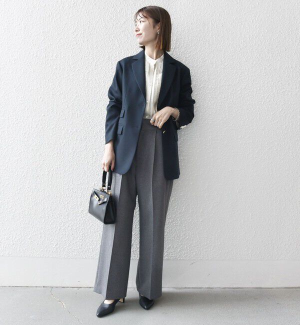 SHIPS any「SHIPS any: オックス シングル テーラード ブレザー ジャケット［NAVY BLUE］」|テーラードジャケット|