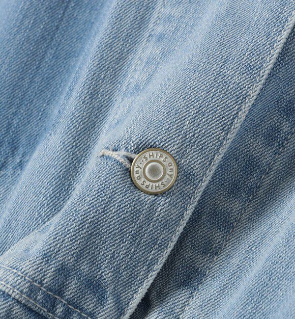 SHIPS any「SHIPS any:〈洗濯機可能〉デニム ベスト［SHIPS any DENIM］」|ベスト・ジレ|