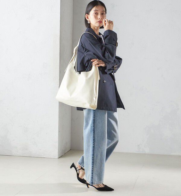 SHIPS for women「BEAURE:パーティション レザー バッグ 大」|トートバッグ|