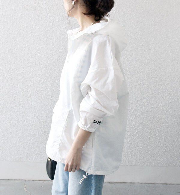 SHIPS any「【SHIPS any別注】La Hutte:〈洗濯機可能〉ロゴ アノラック パーカー」|パーカー|