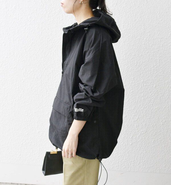 SHIPS any「【SHIPS any別注】La Hutte:〈洗濯機可能〉ロゴ アノラック パーカー」|パーカー|