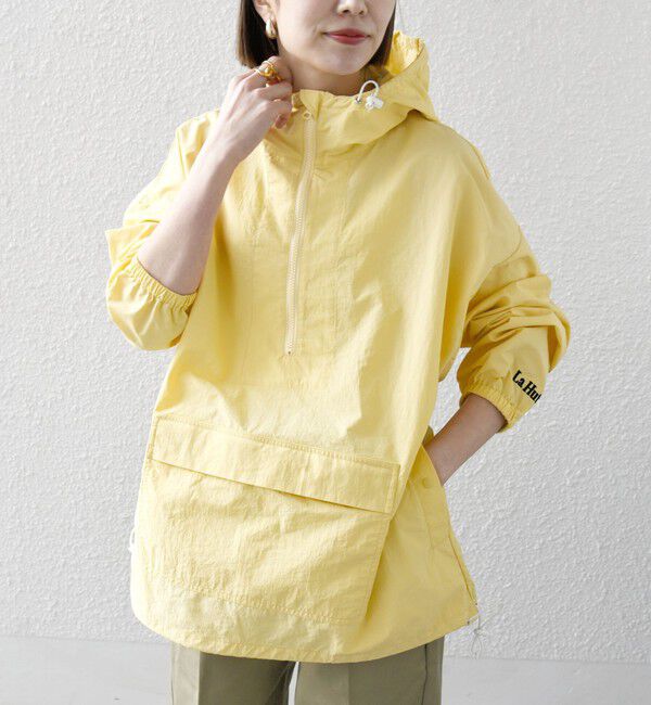 SHIPS any「【SHIPS any別注】La Hutte:〈洗濯機可能〉ロゴ アノラック パーカー」|パーカー|