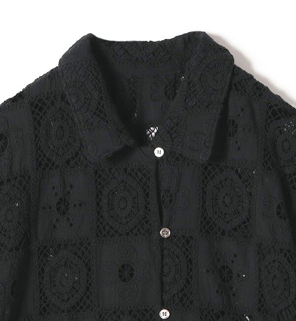 SHIPS any「SHIPS any:〈手洗い可能〉パッチワーク レース ジャケット シャツ」|その他|
