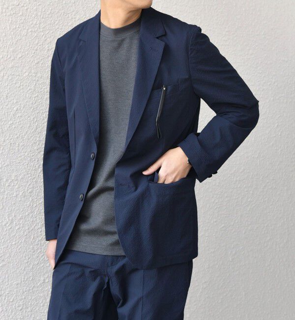 SHIPS any「SHIPS any:〈撥水/軽量/ストレッチ〉SOLOTEX(R) シアサッカー セットアップ スーツ 25SS◇」|スーツ|