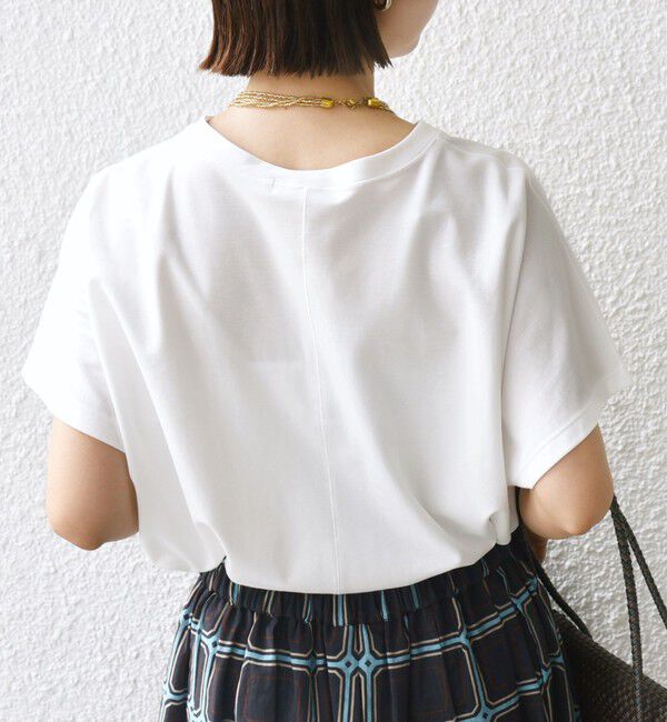 SHIPS for women「〈接触冷感〉ポンチ ドルマン TEE」|Tシャツ・カットソー|