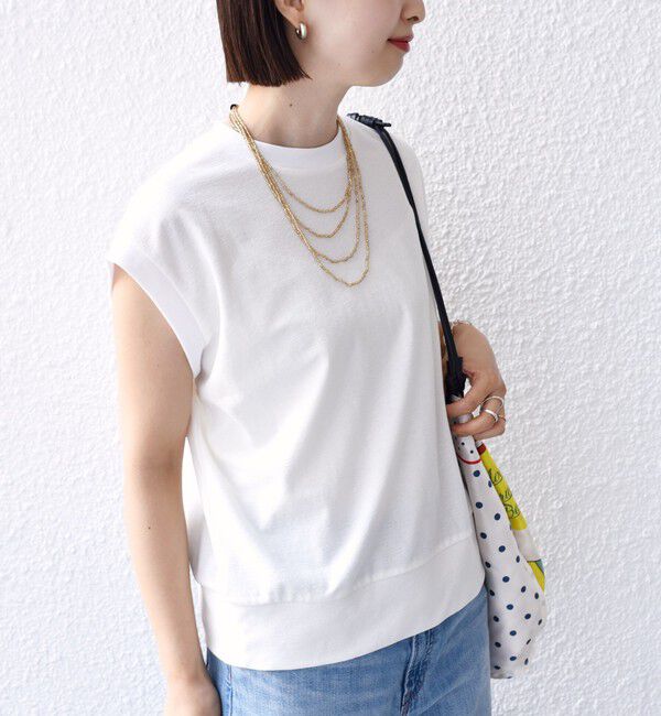 SHIPS for women「〈手洗い可能〉DEPEND アムンゼン ノースリーブ カットソー」|Tシャツ・カットソー|