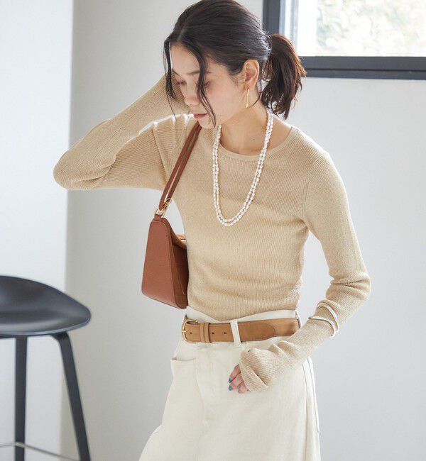 SHIPS for women「ヌバック レザー ボリューム バックル ベルト」|ベルト|