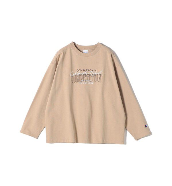 SHIPS for women「【SHIPS別注】Champion: プリント ロングスリーブ TEE」|Tシャツ・カットソー|