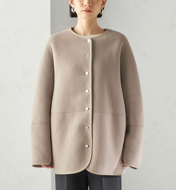 SHIPS for women「【一部WEB限定】〈手洗い可能〉NEW リバーシブル ボア ブルゾン」|ブルゾン・スタジャン|