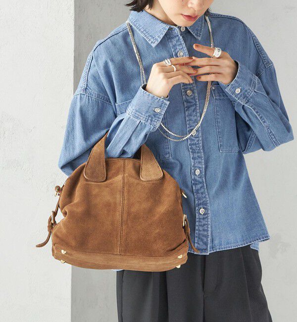 SHIPS for women「AULENTTI:ボストン バッグ」|ボストンバッグ|キャメル