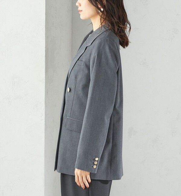 SHIPS for women「ウール ギャバジン ダブル ブレスト ジャケット」|テーラードジャケット|