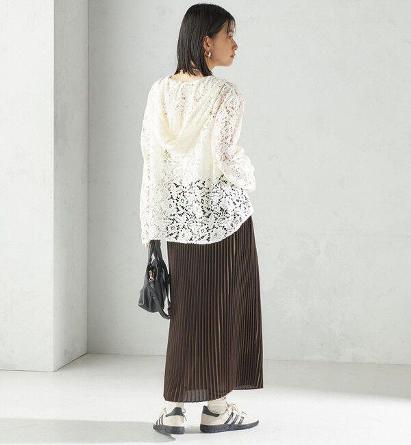 SHIPS for women「プリーツ ミディ ウエスト ゴム スカート」|スカート|