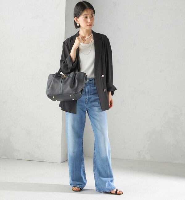 SHIPS for women「BEAURE: ヒネリ 金具付き バッグ」|トートバッグ|