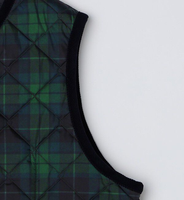 SHIPS「【SHIPS別注】LAVENHAM: SHIPS タータン THORNHAM」|ダウンベスト・ベスト|