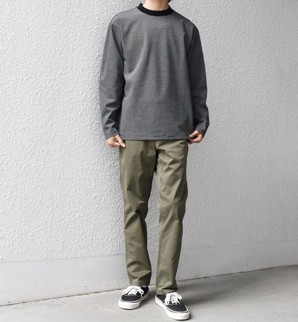 SHIPS any「SHIPS any:〈洗濯機可能〉フェードカラー ストレッチ スリム テーパード チノ パンツ◇」|チノ|