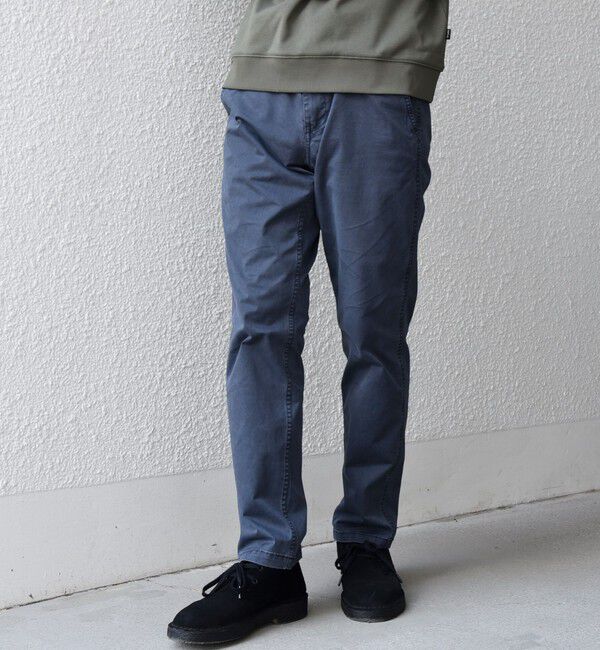 SHIPS any「SHIPS any:〈洗濯機可能〉フェードカラー ストレッチ スリム テーパード チノ パンツ◇」|チノ|