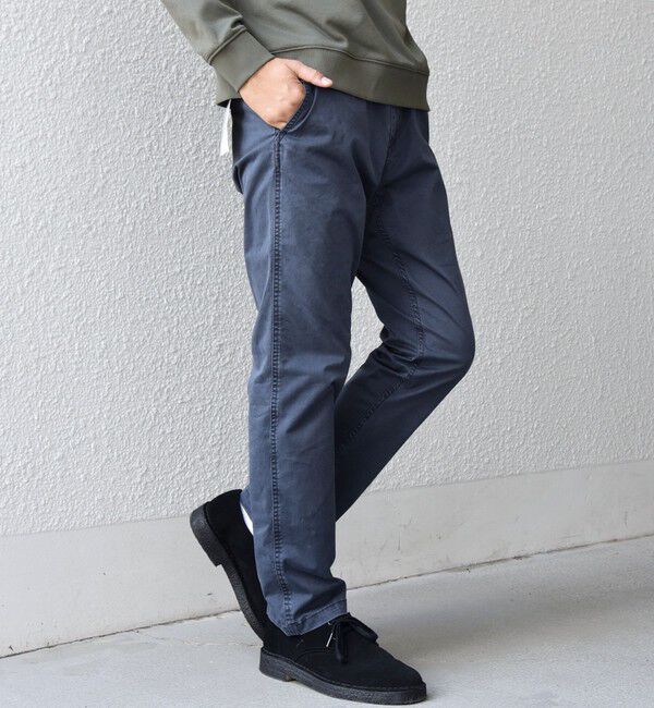 SHIPS any「SHIPS any:〈洗濯機可能〉フェードカラー ストレッチ スリム テーパード チノ パンツ◇」|チノ|